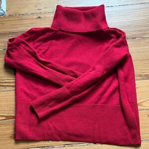 Athleta Red Aspen Turtleneck Sweater